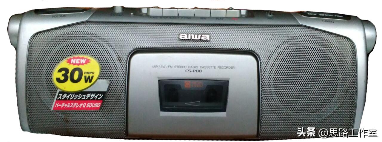 老式进口收录机大全,九十年代怀旧黑色双卡收录机