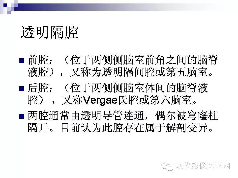 透明隔缺失影像学表现,透明隔腔影像