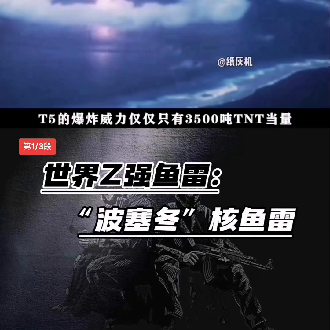 超级核鱼雷波塞冬鱼雷,波塞冬核动力鱼雷全重40吨