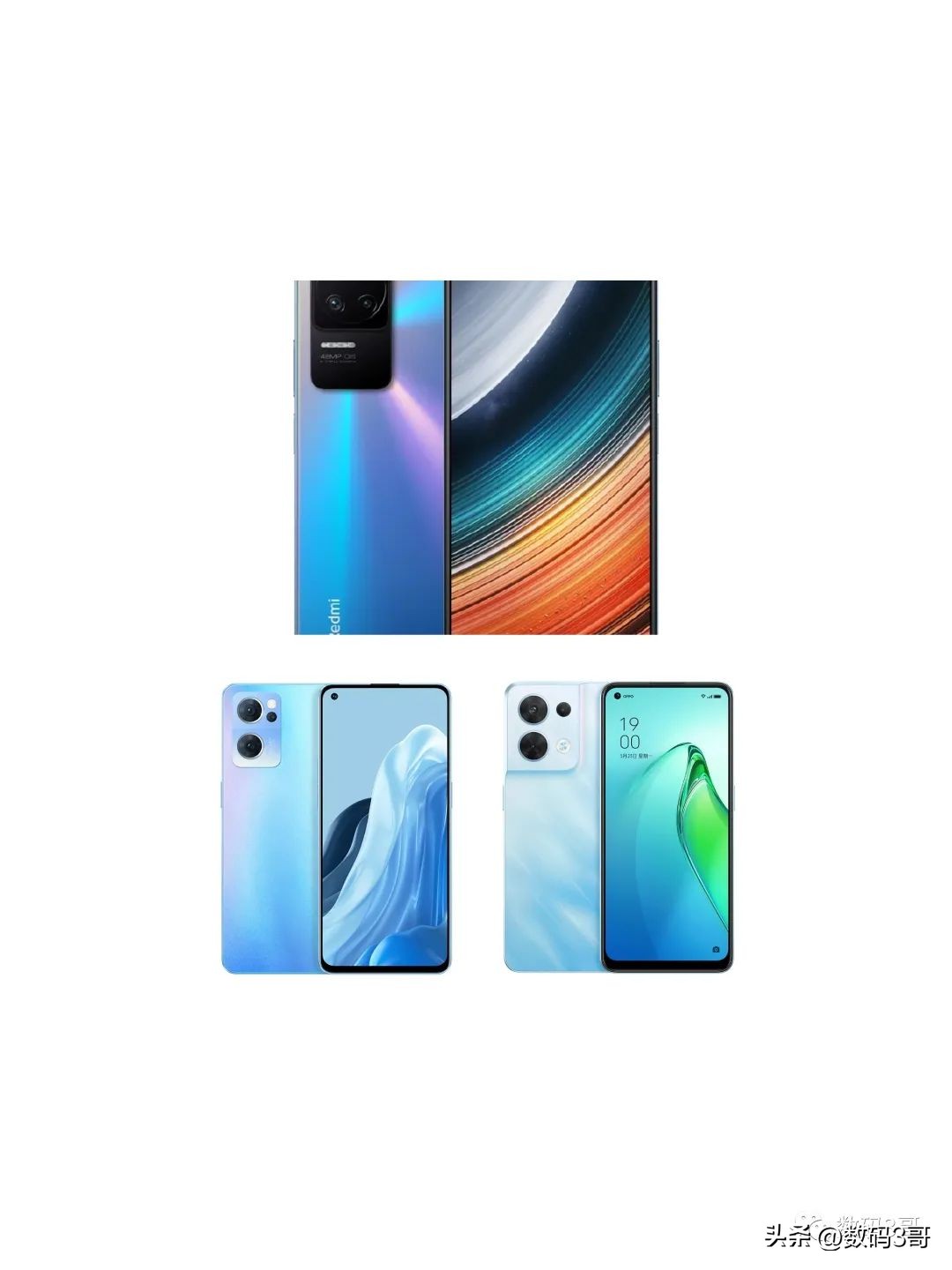 redmik40和opporeno7,opporeno7和reno7pro拍照对比