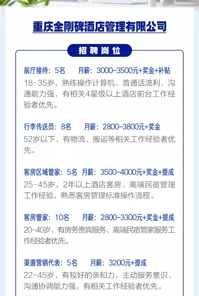 重庆北碚最新工作招聘,招聘北碚