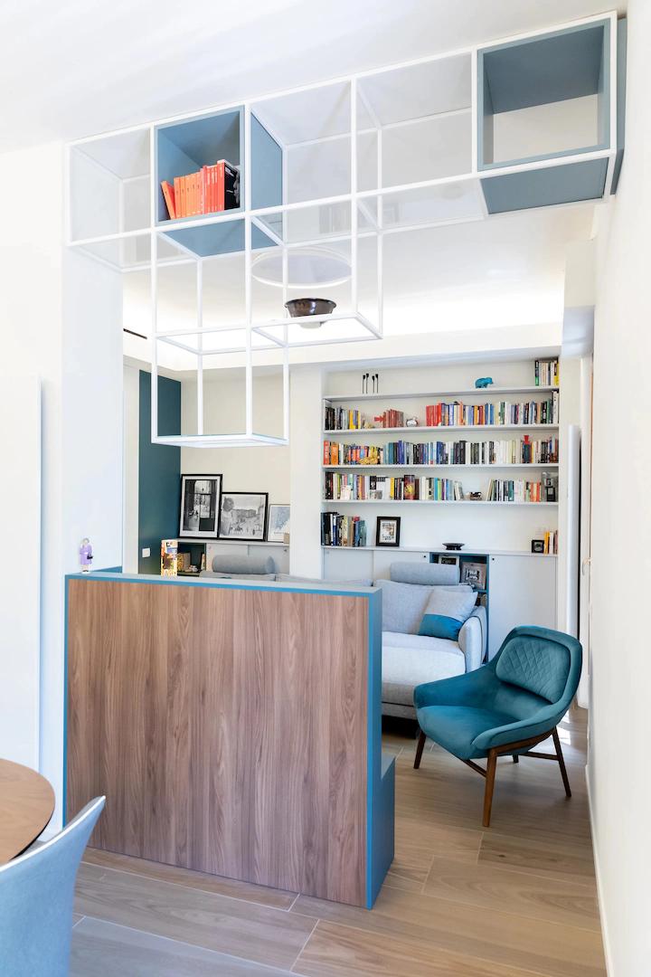 全屋玻璃柜子,最简单的玻璃隔断加柜子