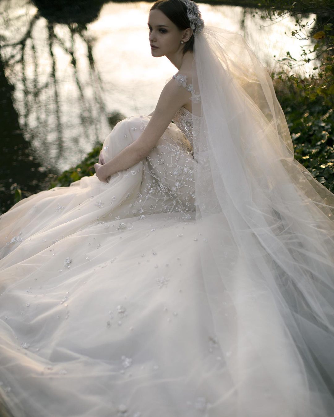 eliesaab婚纱高定2023,黎巴嫩eliesaab仙女裙高定