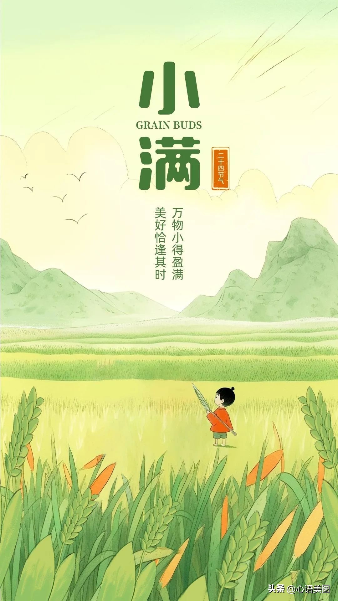 小满寄语图片,小满图片发朋友圈专用