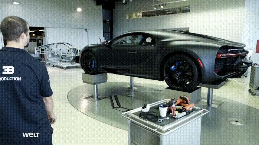 布加迪95968拼装教程,高清实拍布加迪