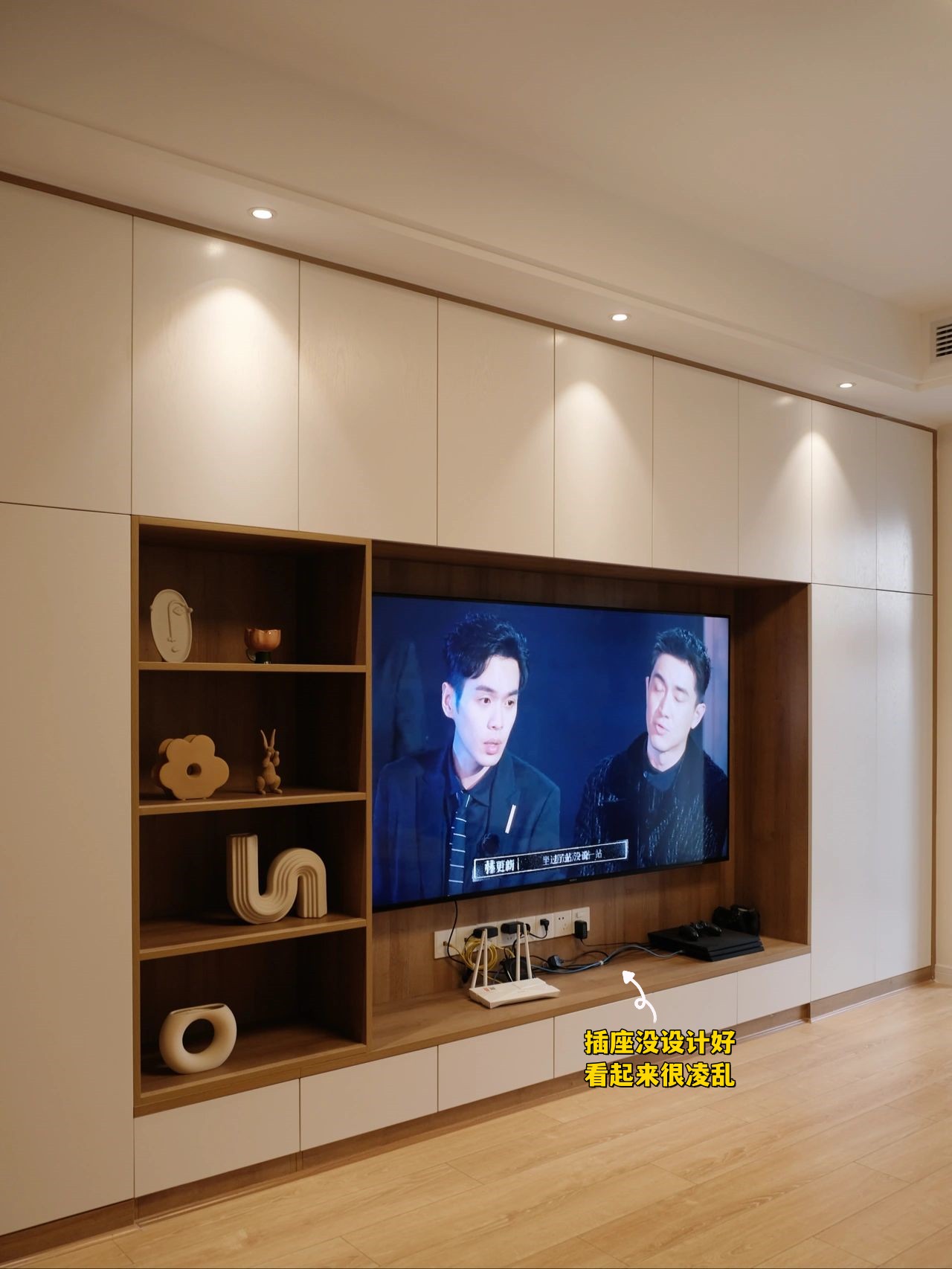 客厅墙壁电视柜效果图大全,客厅满墙电视柜布局设计