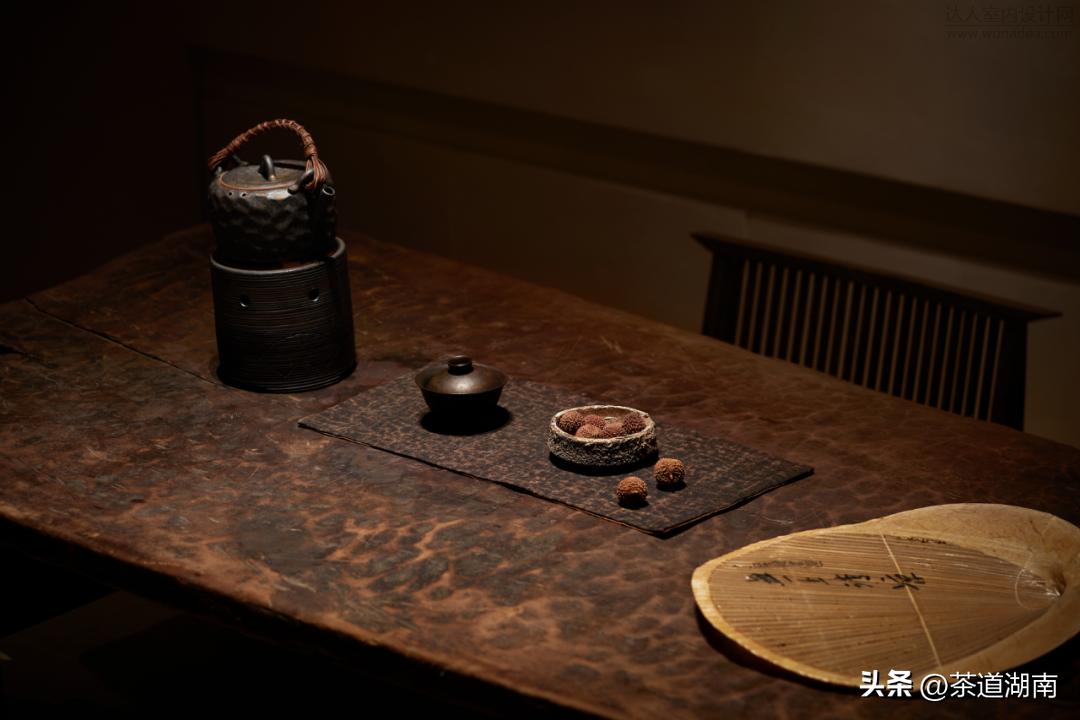 不装吊顶的禅意茶室装修效果图,广东禅意茶室私人会所包厢设计