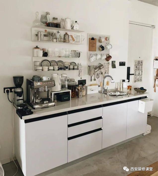 小型办公室小型水吧台效果图,家庭水吧台布置设备