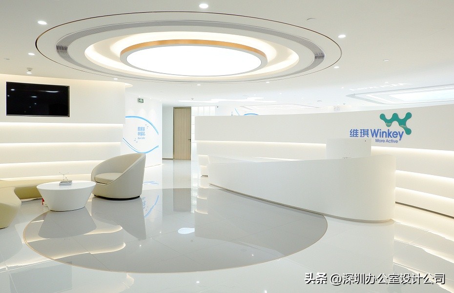 深圳大气装修办公室风格,南山区简约办公室装修设计