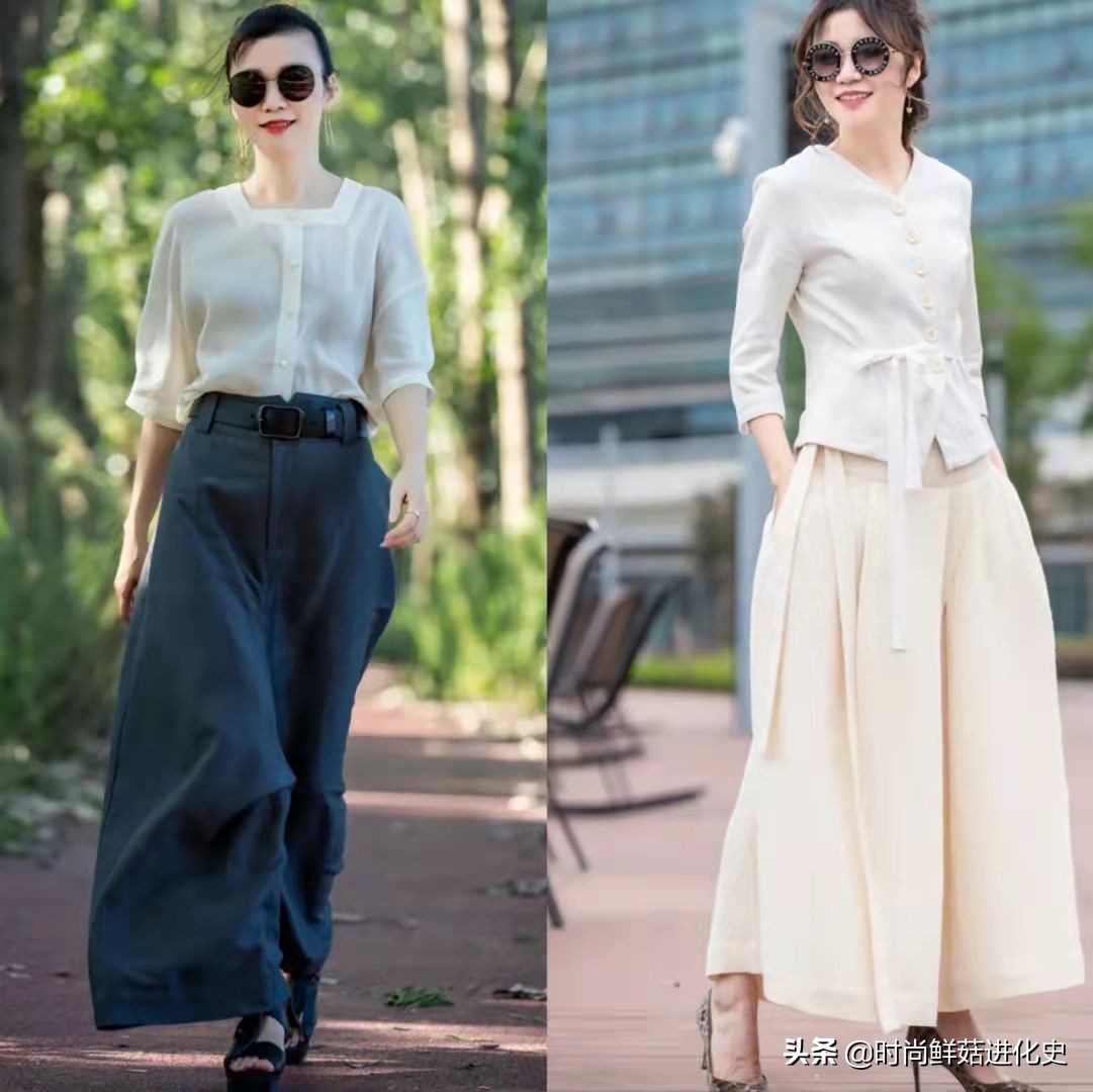 扔掉你的阔腿裤,今年最火阔腿裤气质高腰裤