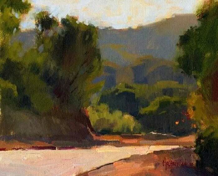 美国画家delbertgish油画作品欣赏,美国现代印象派女画家