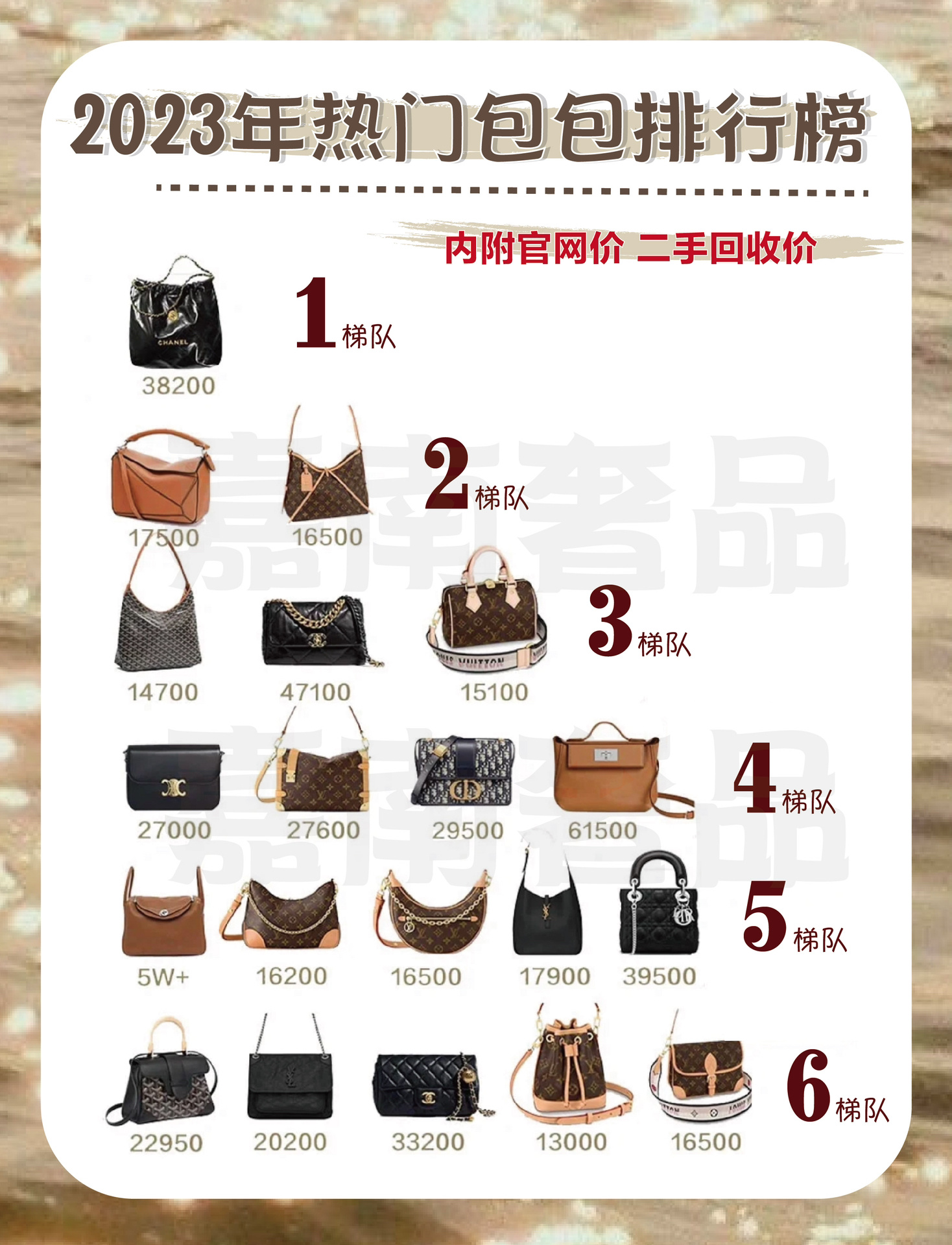2023目前比较火的大牌包包,2023大牌包排行榜前十名