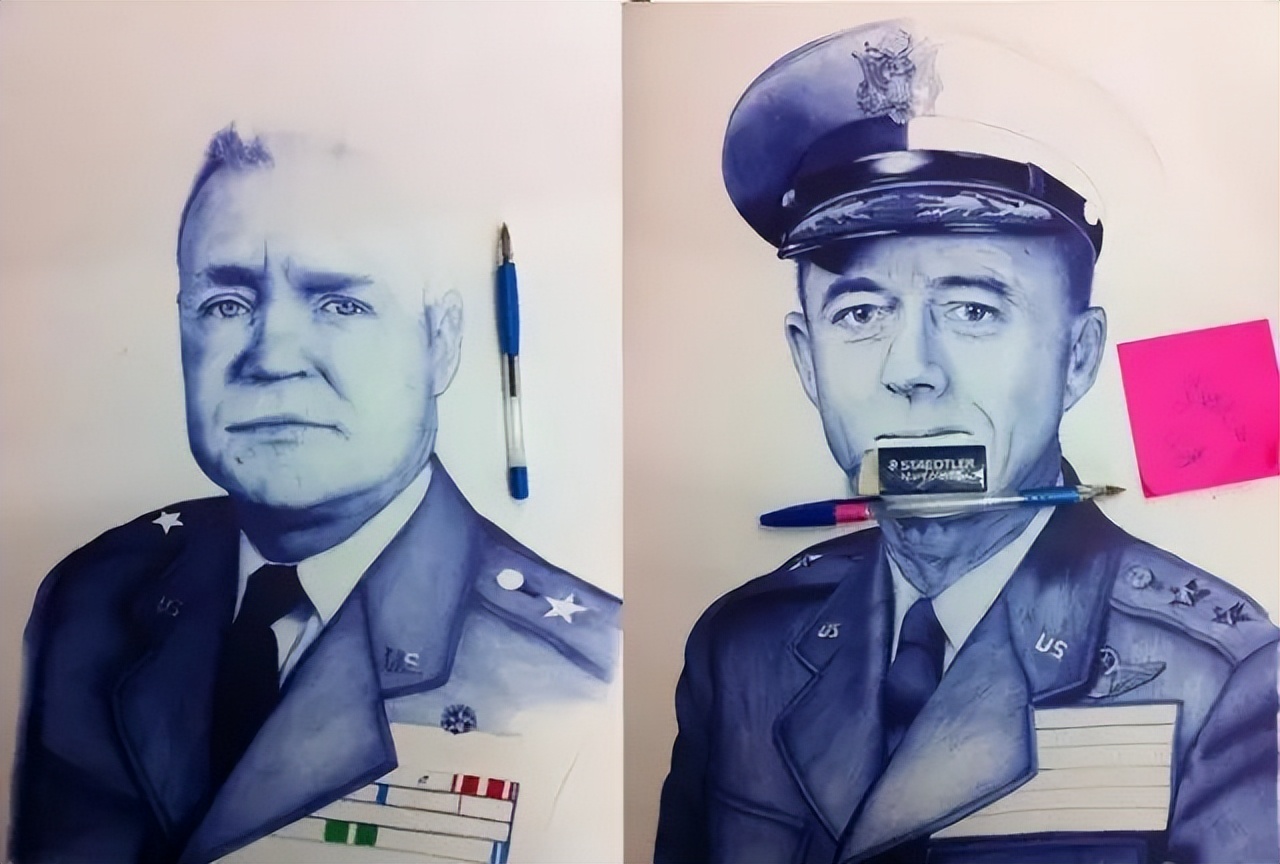 圆珠笔作画简单,2块钱圆珠笔