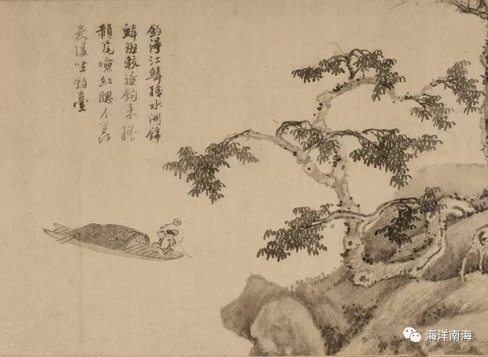 中国古代名画垂钓,古代名画垂钓