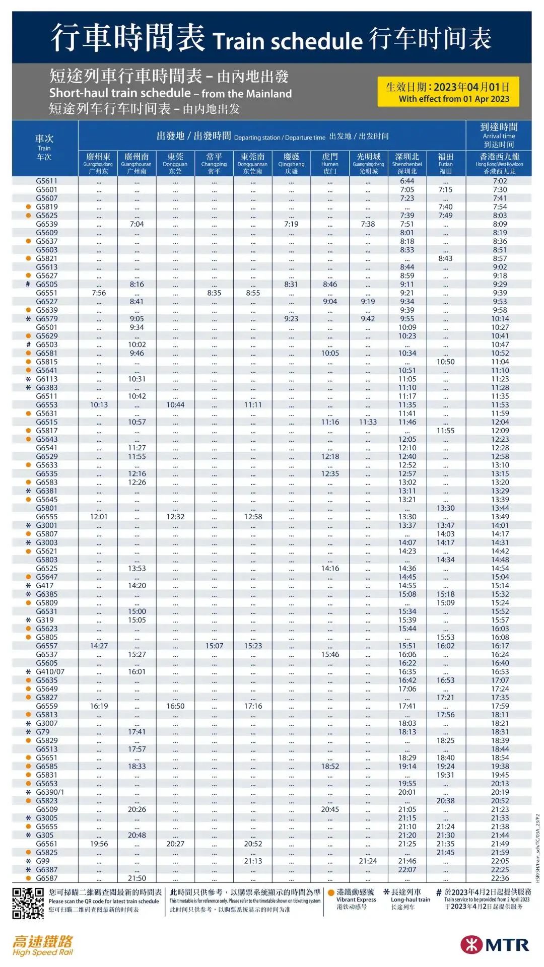 大陆通香港高铁票价,香港高铁售票时间表