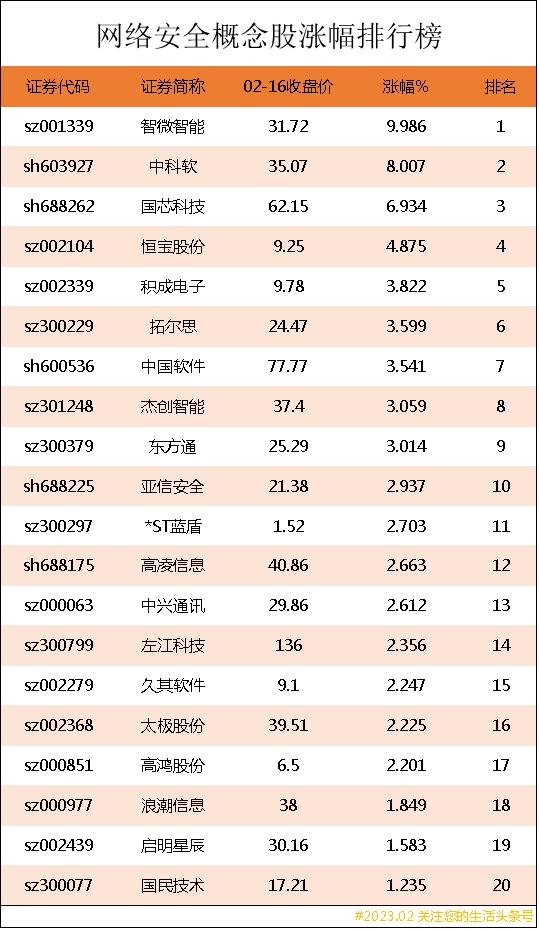 网络安全股票龙头股票排名,网络安全股哪些龙头股票最好买