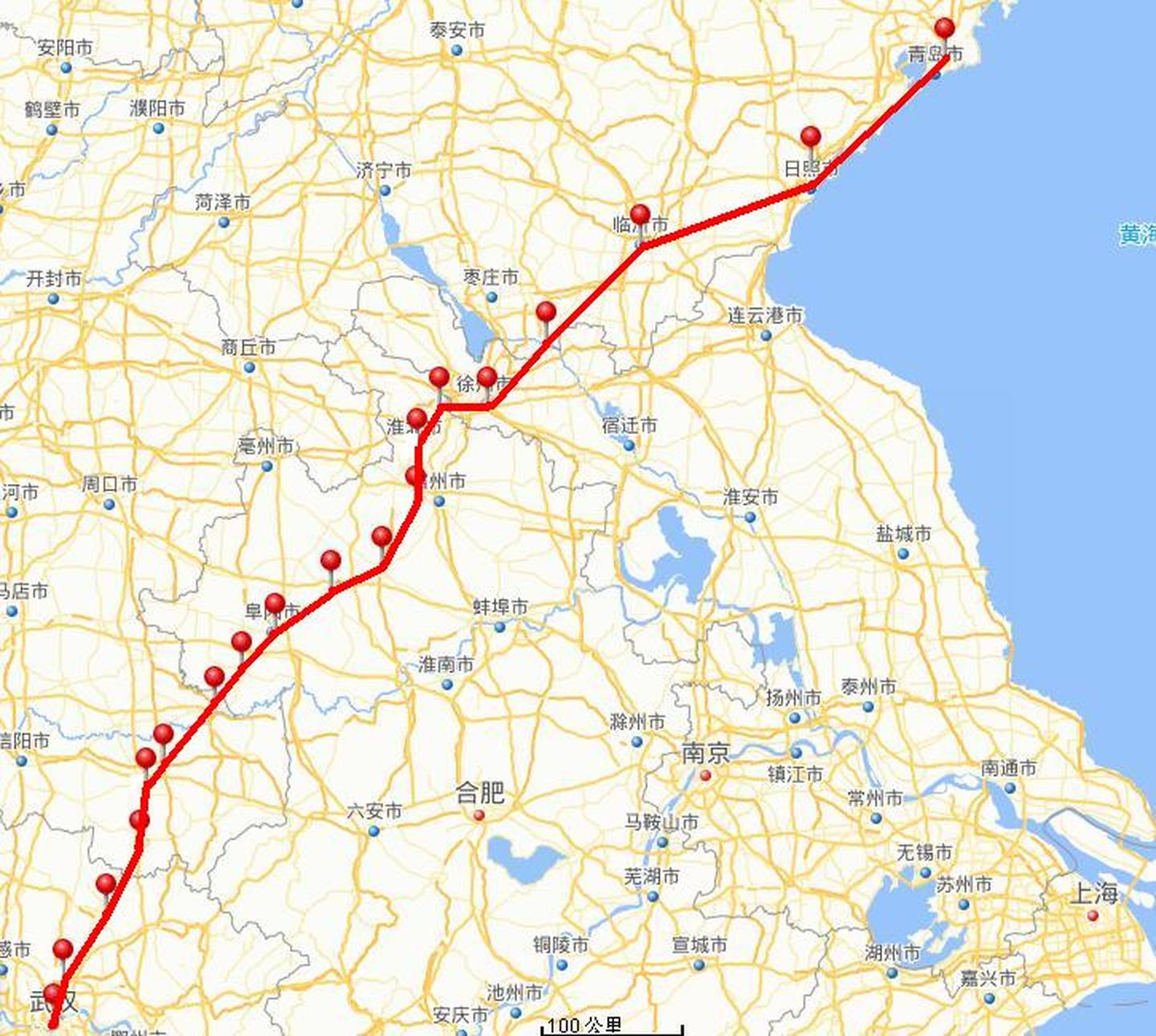 沪苏湖高铁规划车次,连通鄂豫皖高铁路线图