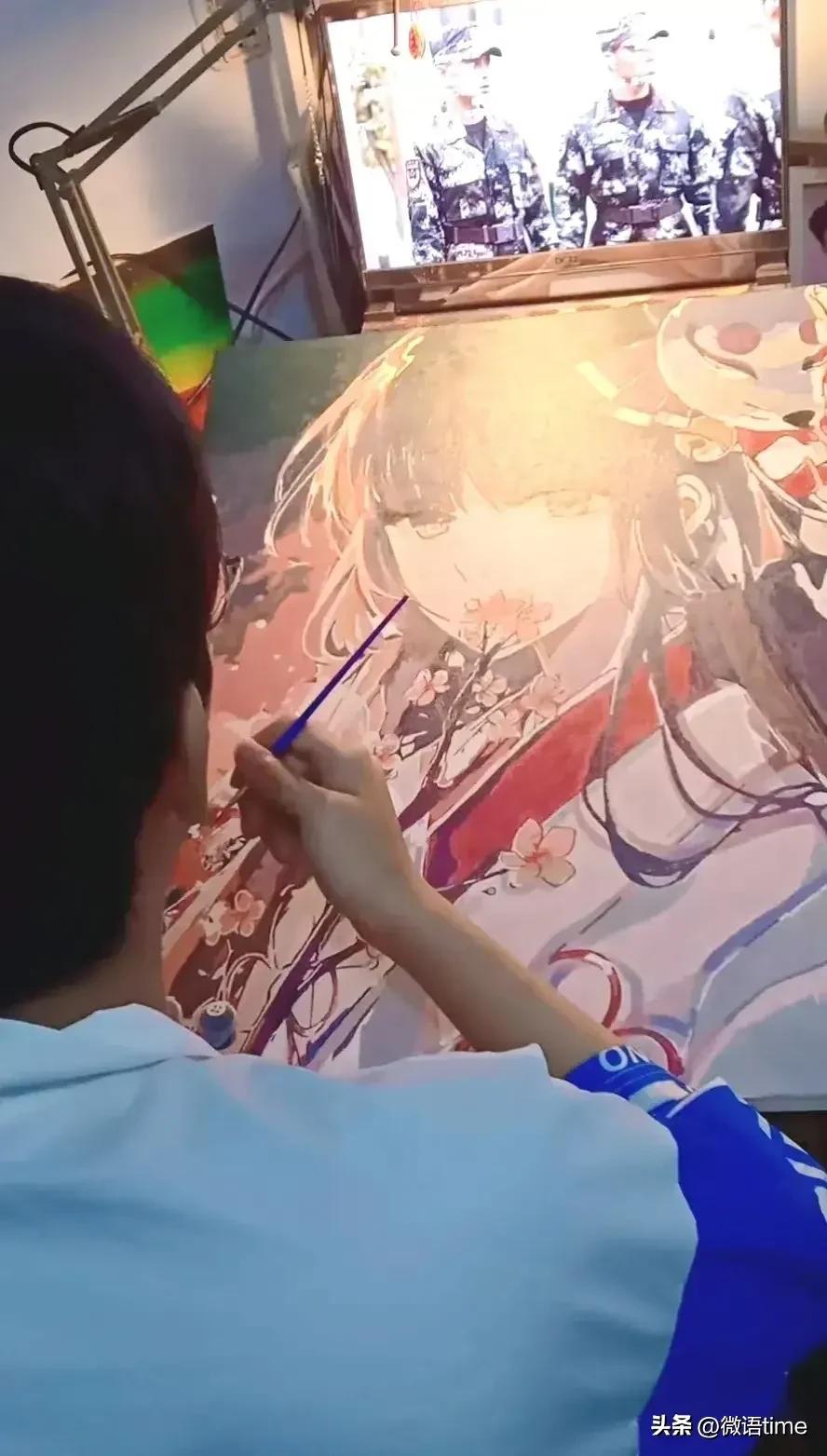 复杂的数字油画怎么涂色,小色块数字油画推荐