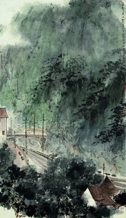 傅抱石山水画100幅欣赏,傅抱石山水画100幅高清图欣赏