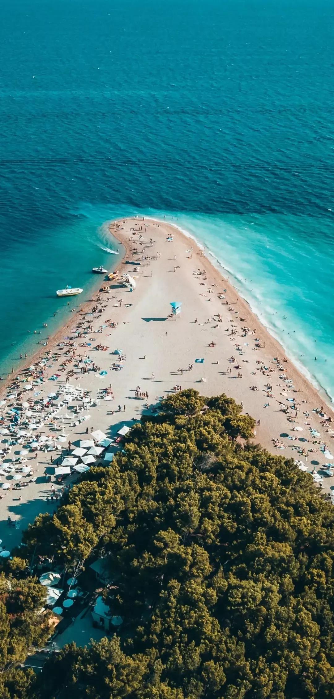 大海壁纸｜大海边，守候朝霞，聆听海浪的乐章