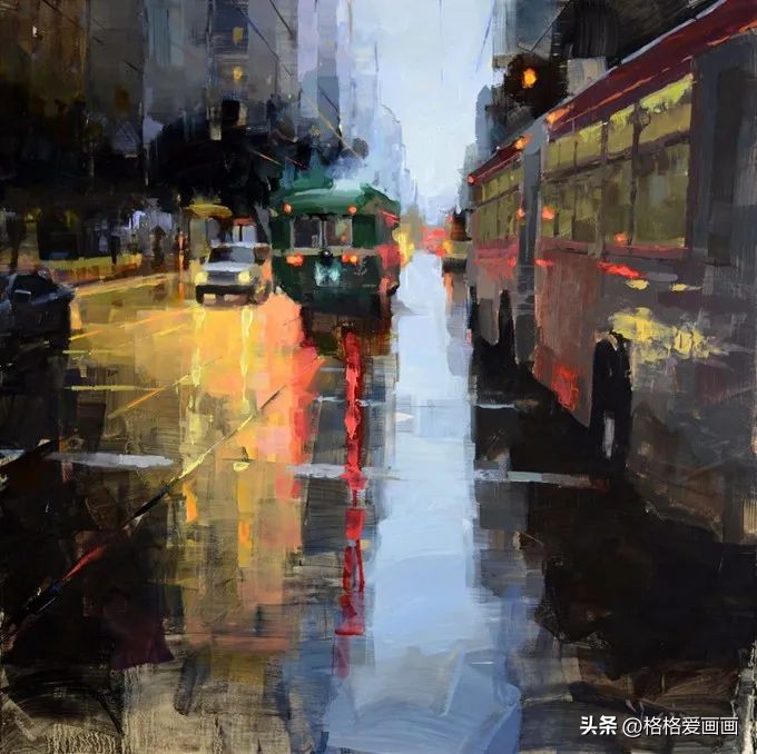 充满意境的朦胧油画印象派,比较好的油画色彩风格