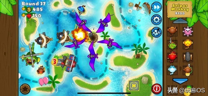 苹果iOS游戏分享【气球塔防5】可玩性超高的经典塔防游戏