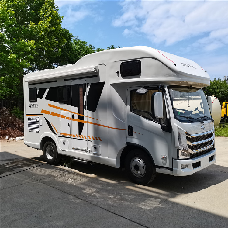 跃进房车h500平头,跃进h500后置厨卫轻卡房车