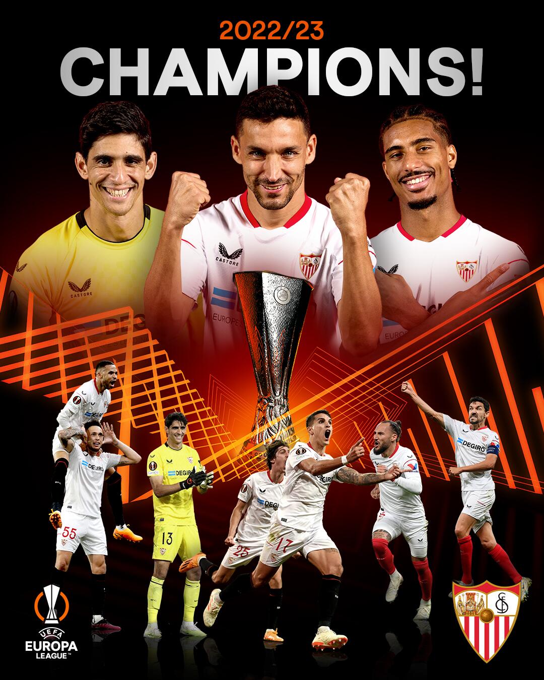 欧冠捧杯塞维利亚,塞维利亚足球联赛夺冠