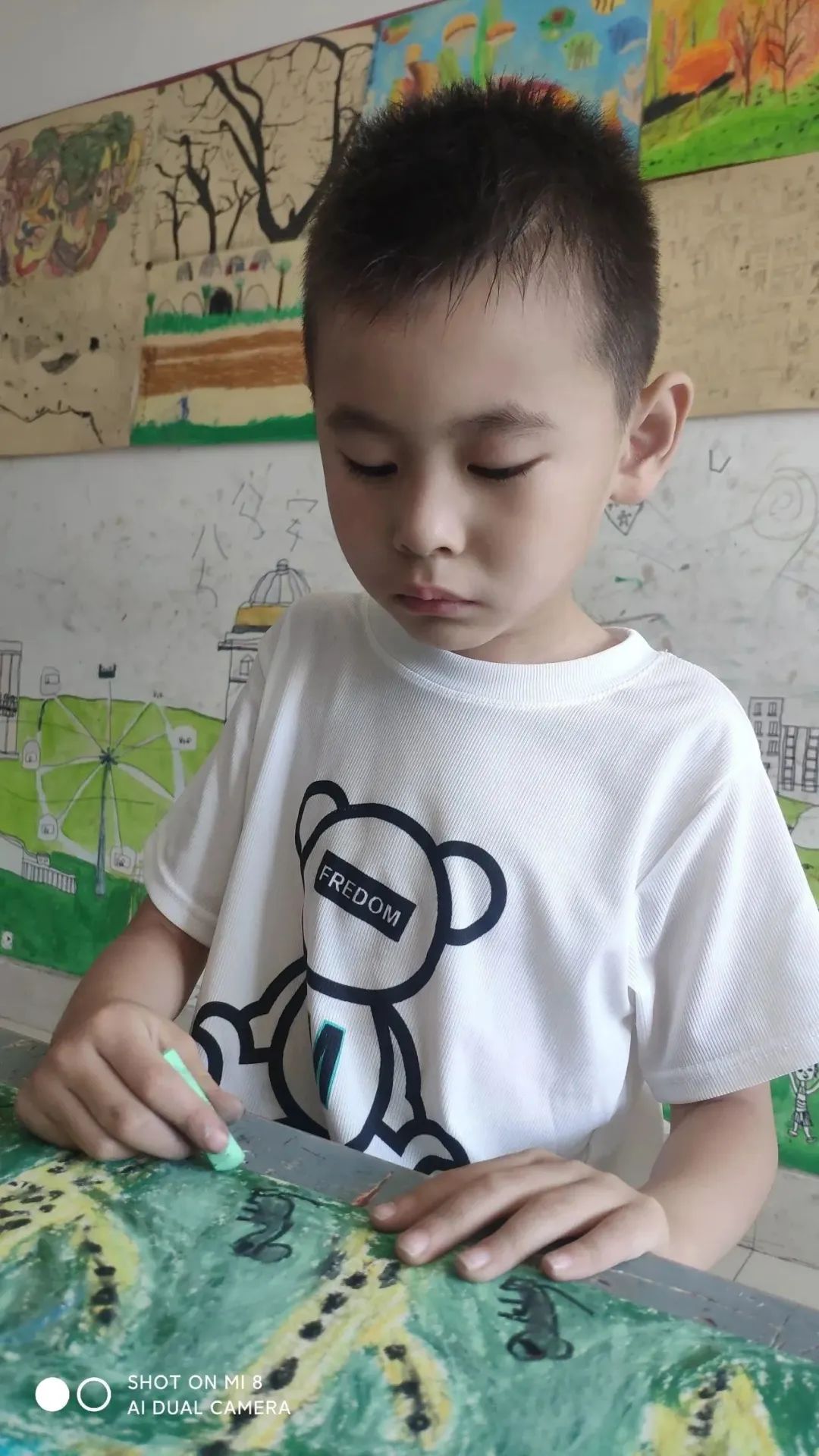 小画家大艺术作品,六一小画家作品展