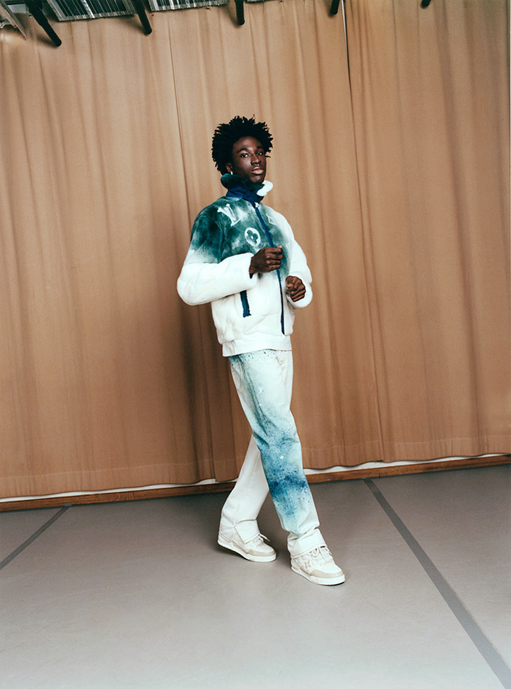 lv路易威登2024年新款男装格子,路易威登lv男士羽绒服2023ss