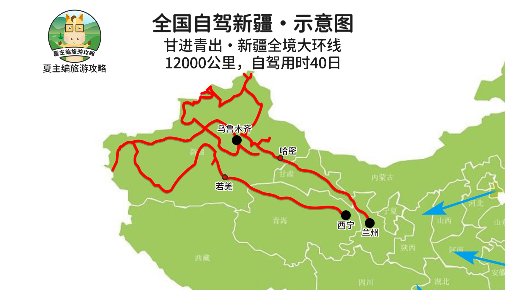 疆内旅游攻略,南疆旅游线路推荐图高清