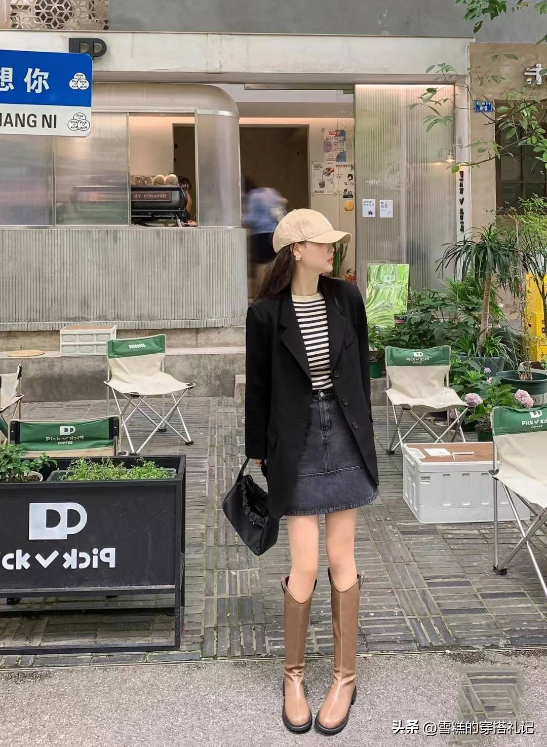 v口长靴显腿直吗,买靴子平口还是v口显腿直