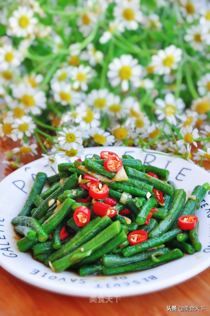 豇豆怎样做既可以当饭又可以当菜,家常豇豆的做法配什么更好吃