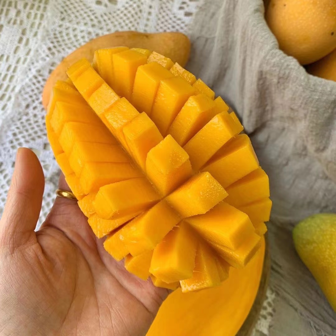 最好吃的芒果没有之一又甜又糯,广西芒果和海南芒果哪个好吃