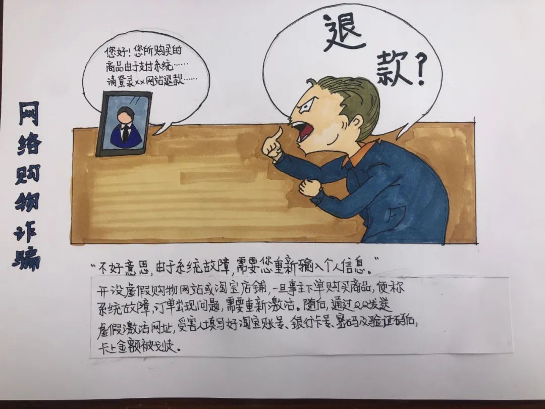 反诈防骗漫画图片,老人画1700幅反诈漫画