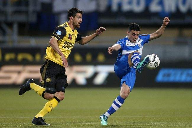 今日足球竞彩赛事推荐盘口数据分析实单参考，海尔蒙特VS多德勒支