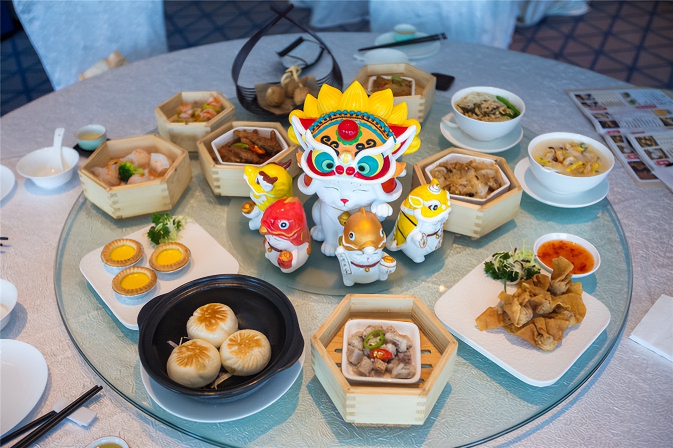 黄岐希尔顿龙狮轩中餐厅早茶,佛山黄岐美食推荐早茶