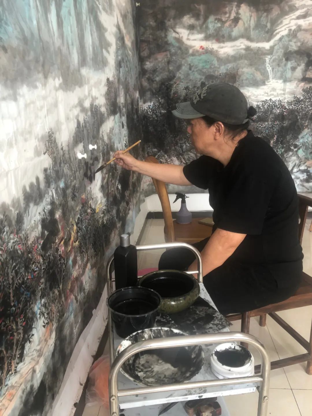 刘鸣水墨画欣赏,当代名家水墨人物画作品欣赏