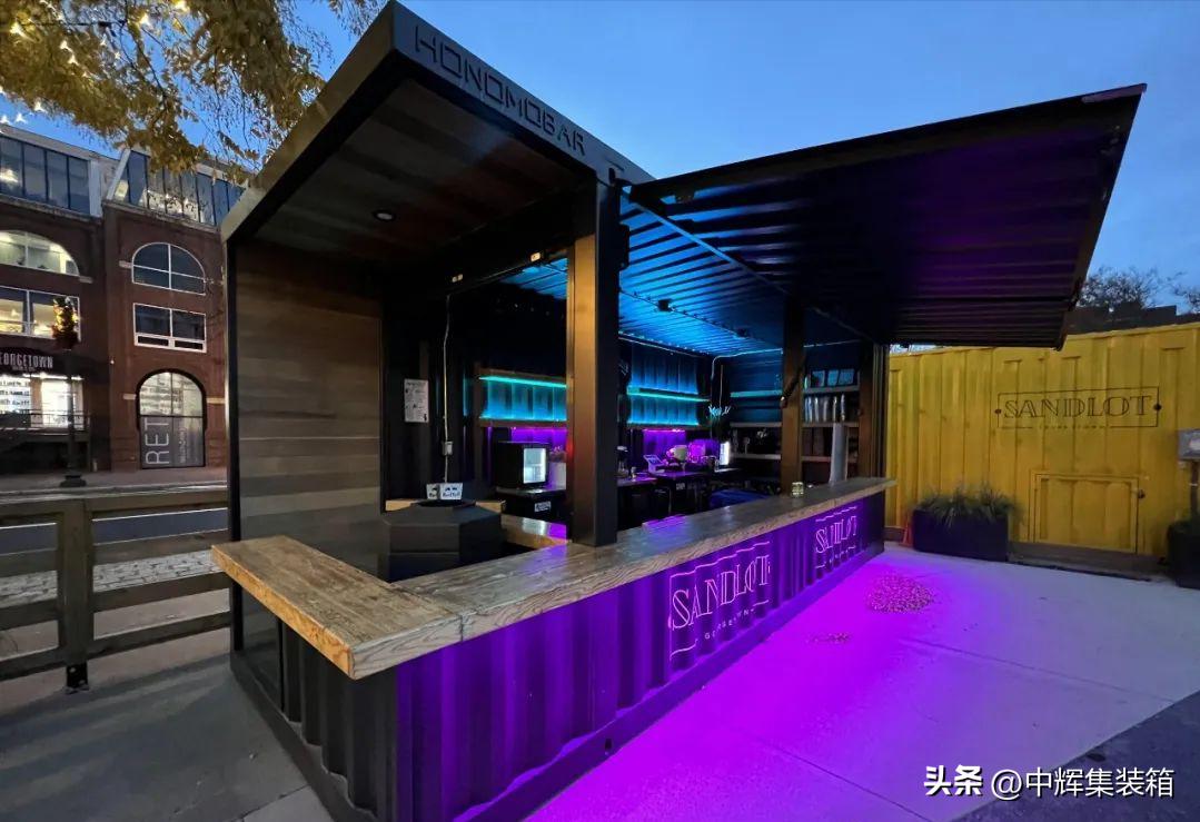 集装箱酒吧双层,集装箱酒吧创意设计