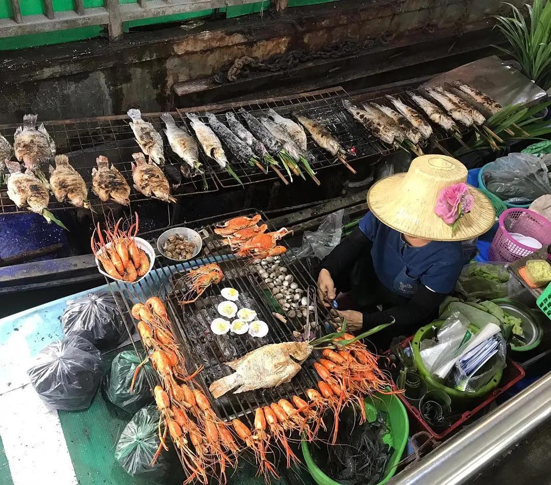 泰国曼谷旅游水上市场,泰国曼谷水上市场介绍