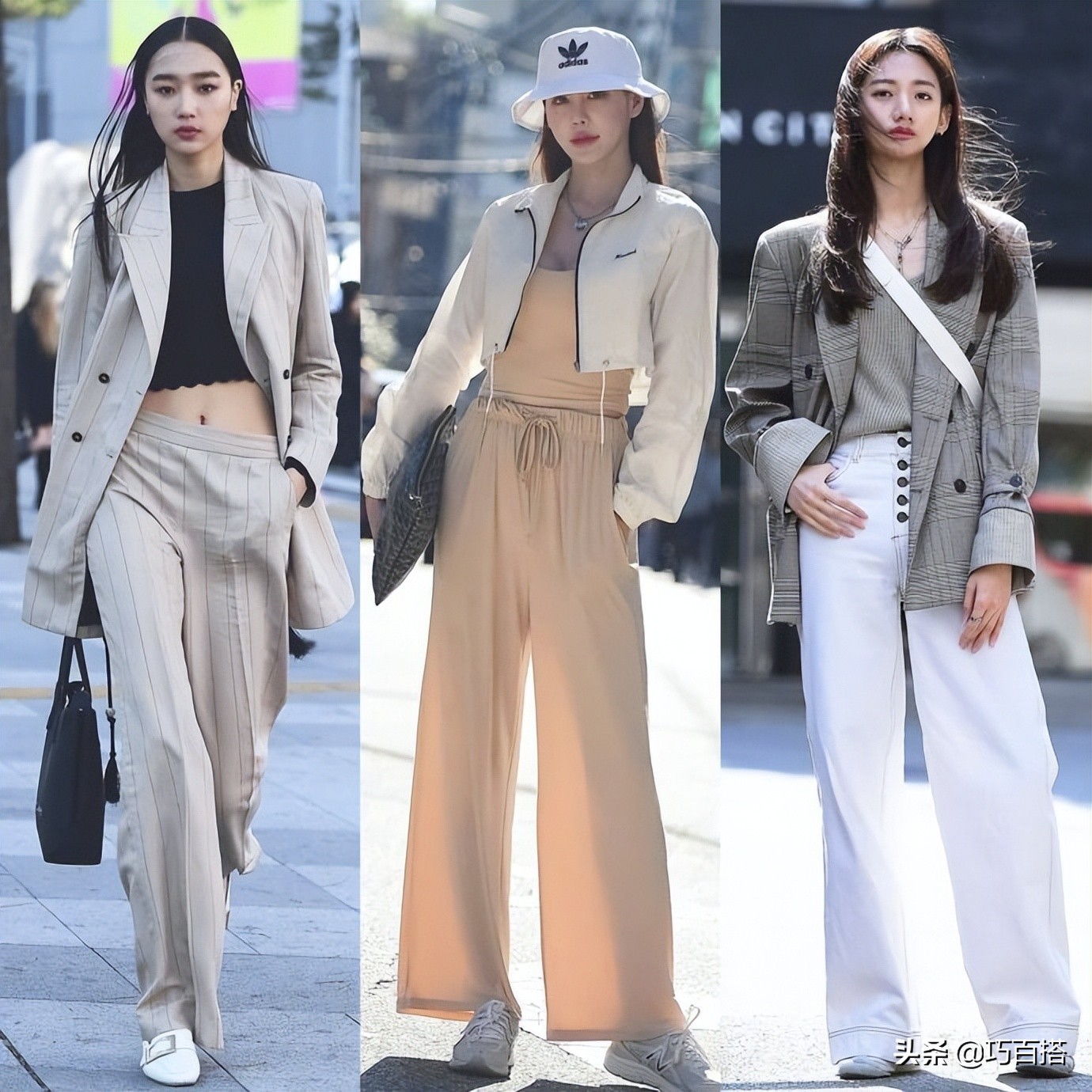 跟着韩国素人学穿搭,韩国街拍每日穿搭分享