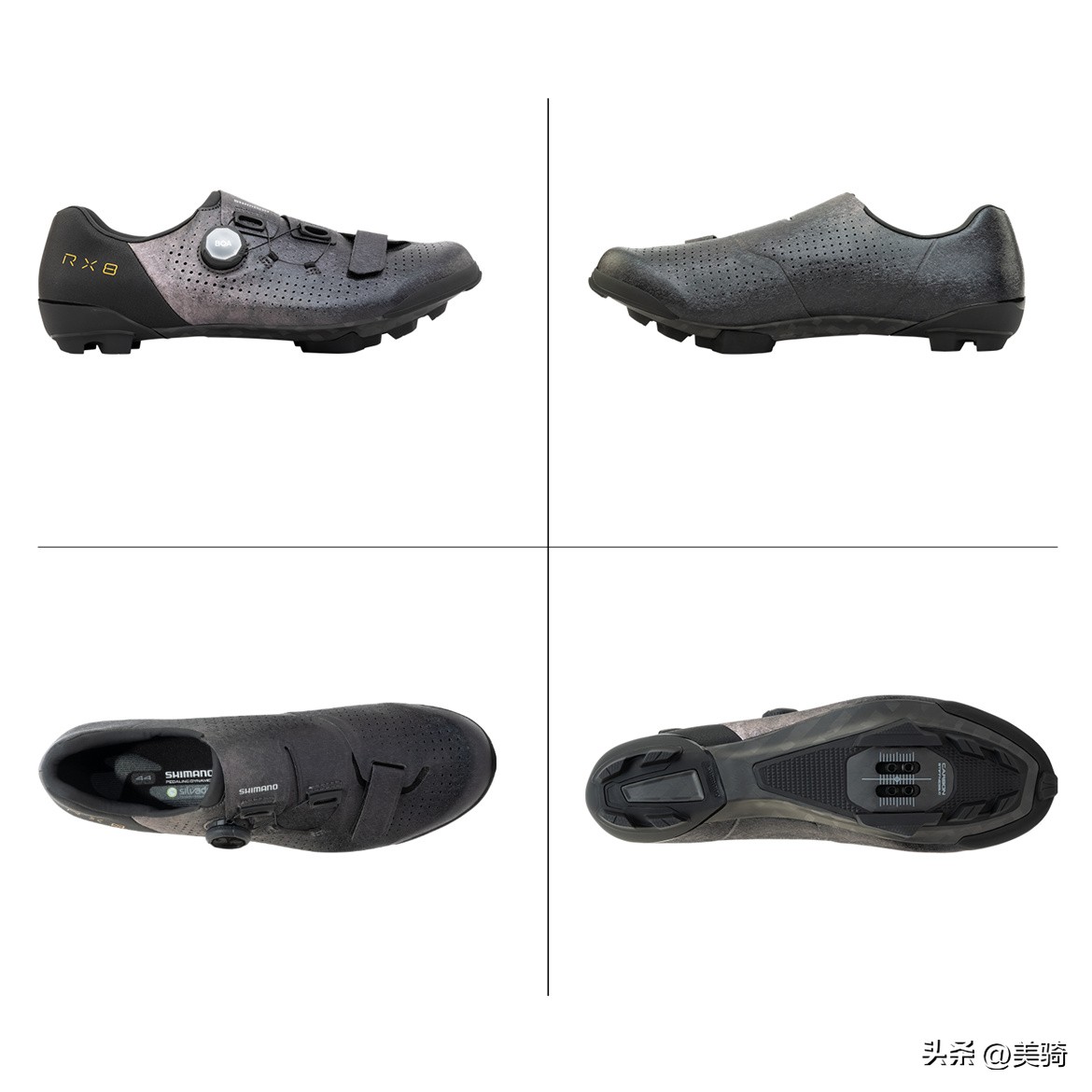 禧玛诺推出新款RX8和RX8R全地形公路锁鞋