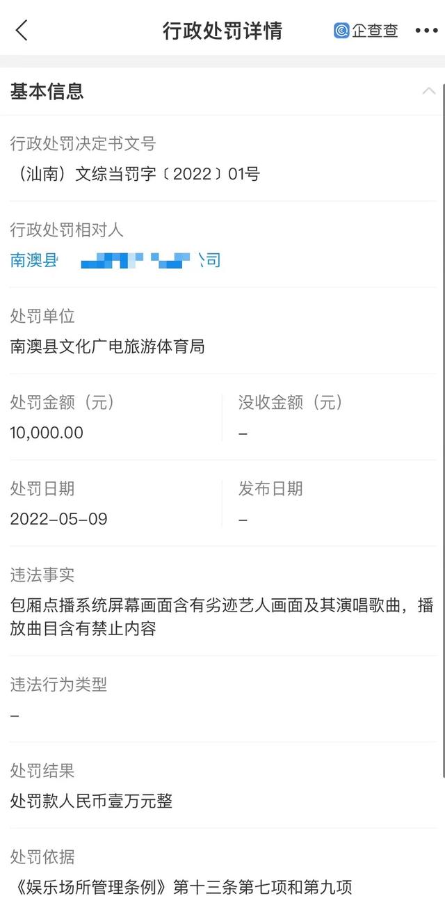 ktv被罚款1万,ktv唱歌被举报侵权