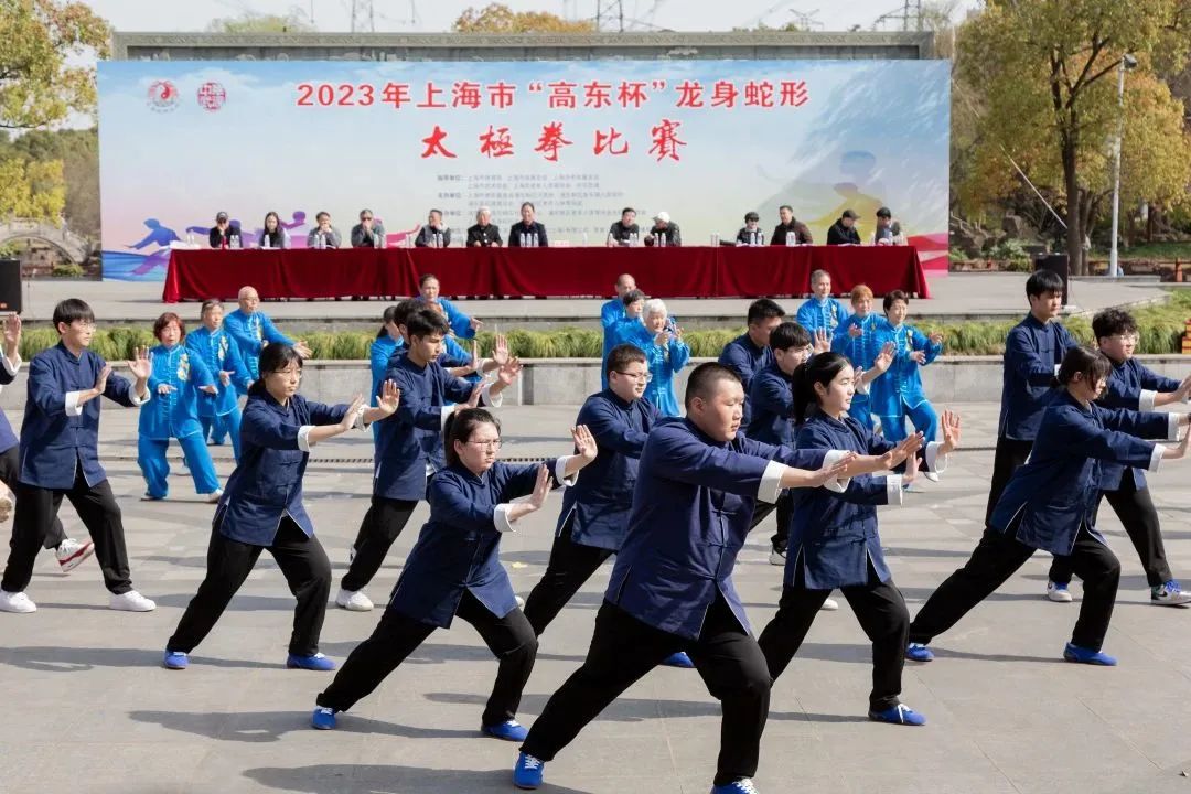 2023年“高东杯”龙身蛇形太极拳比赛在高东公园圆满举行