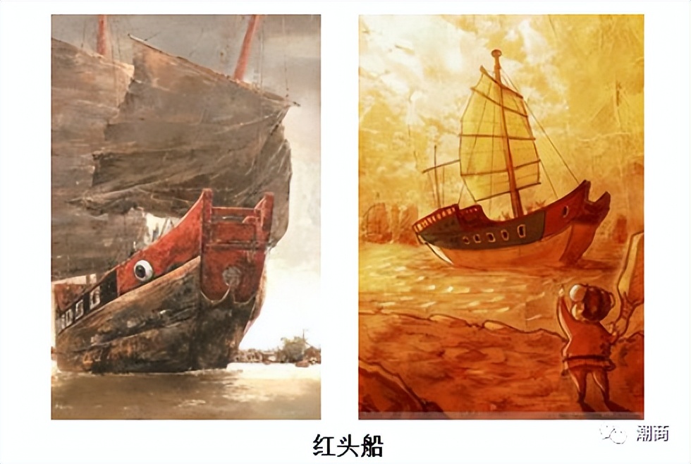 民国时期潮州红头船,潮汕文化历史红头船