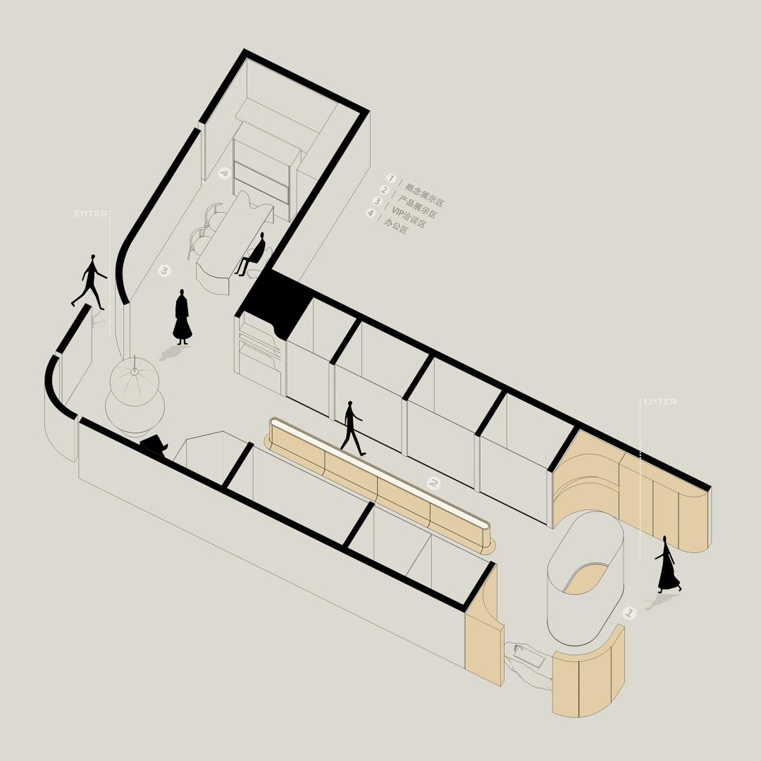 泛空间|Voodino淋浴展厅