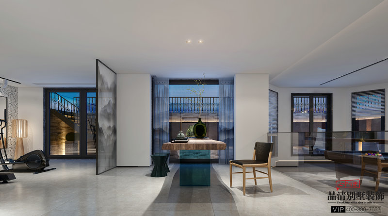 南通豪宅别墅装修实景,南通品清别墅