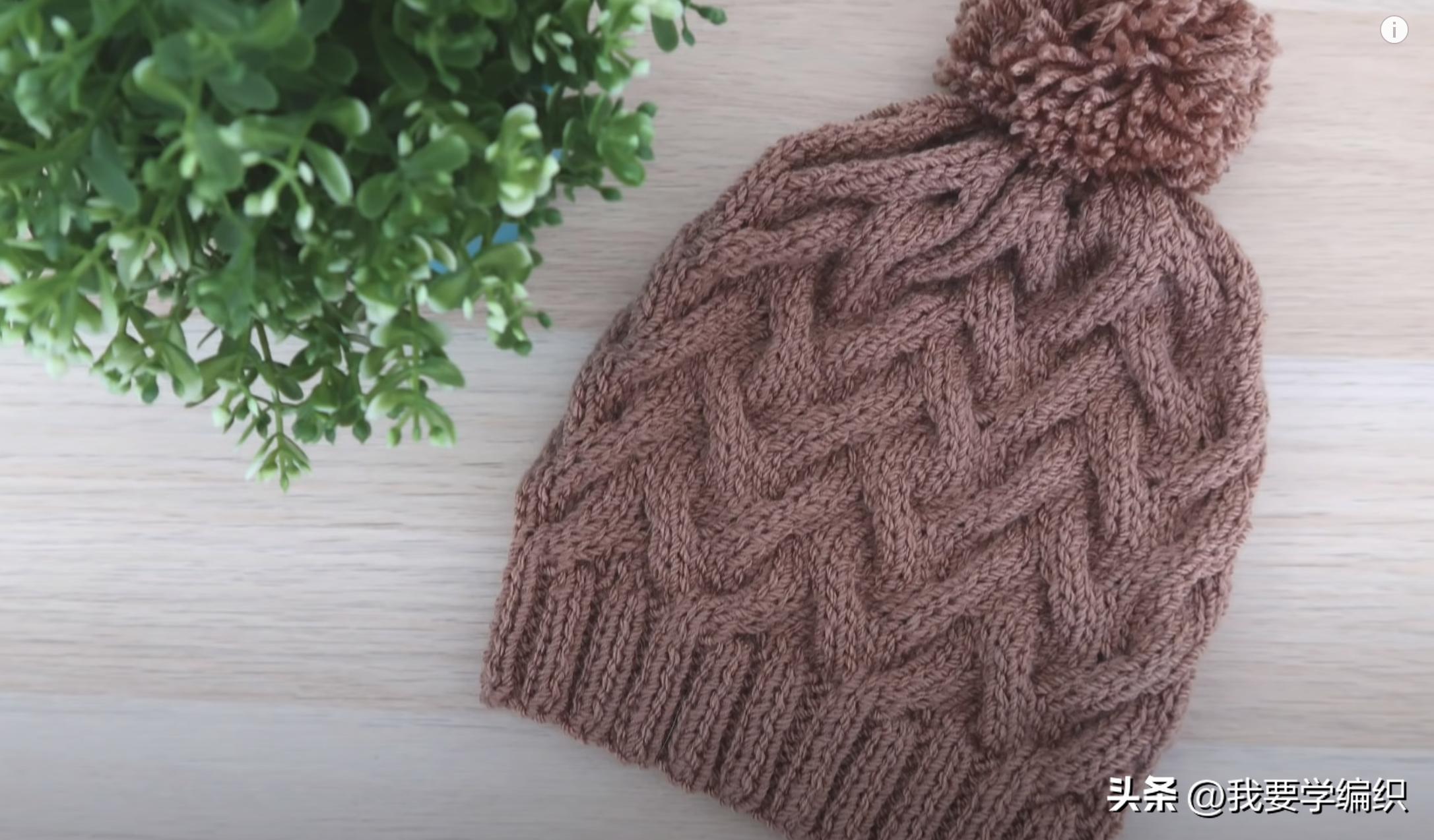 织简单好看帽子,简单漂亮编织帽子