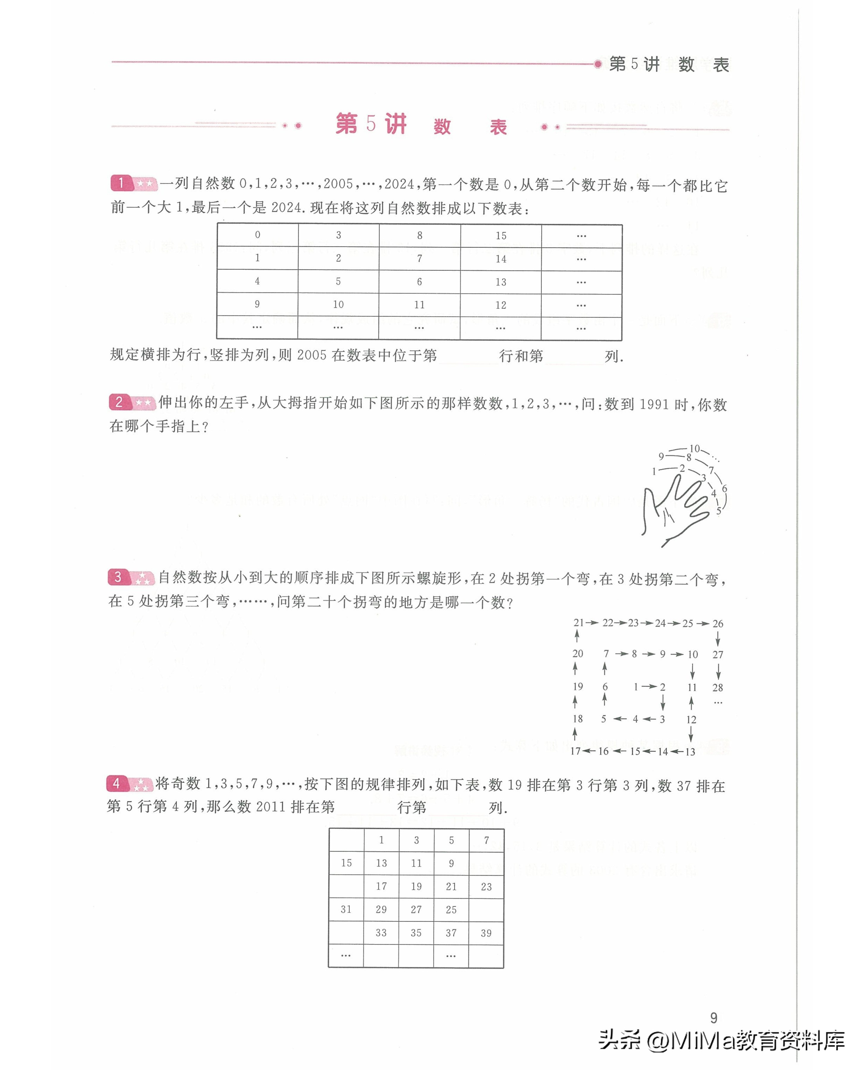 奥数思维训练五年级下册,一年级下册数学奥数和思维训练题