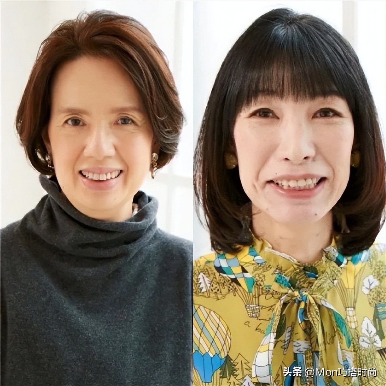 黑长直适合的短发发型,40岁短发减龄纹理烫怎么烫没卷